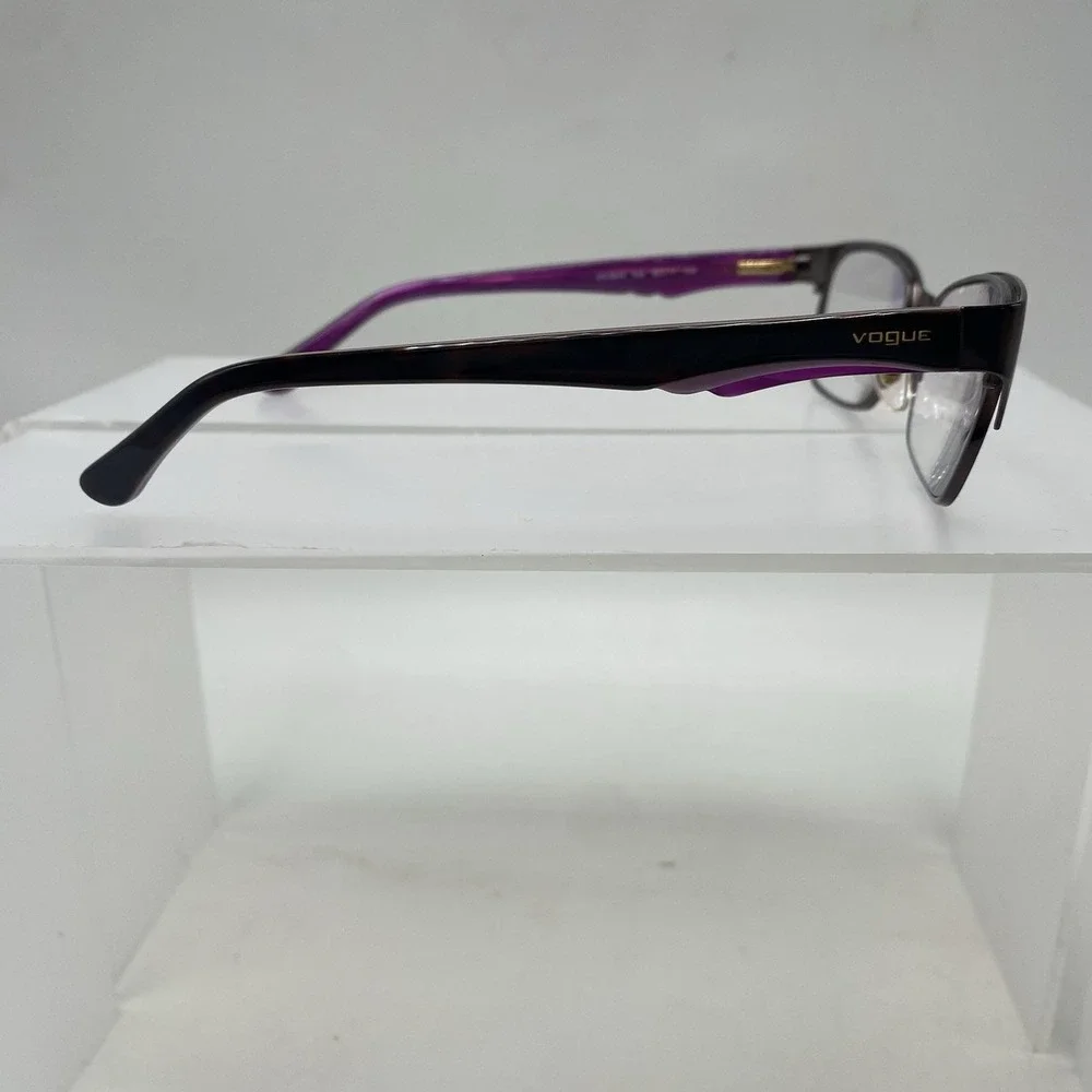 Vogue Eyeglasses FRAMES ONLY VO3918 Cat Eye 52-17-135 Black Purple 246